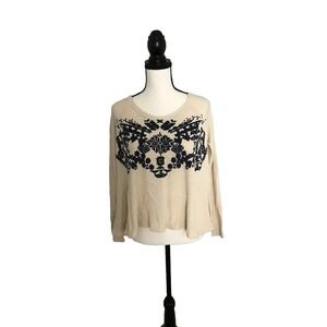 We the Free Long-Sleeve Thermal Top with Snowflake Fair Isle Raglan Tee - EXS